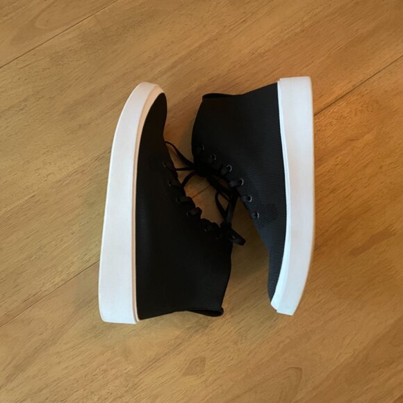 BYLT Premium Basics Men's High Top Sneakers - Lido Hytop Shoes, Black, Size 9 - Picture 8 of 16